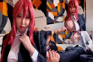 Msbreewc Cosplay Makima Chainsaw Man Ngentot Liar WOT